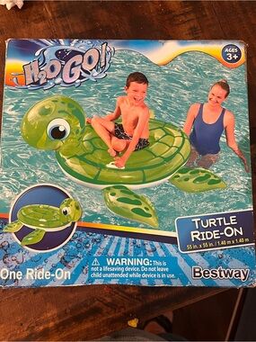 Bestway Green Turtle Ride-On Float for Kids